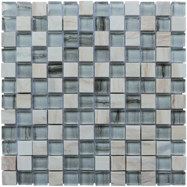 高品質の正方形の石のガラスのモザイク